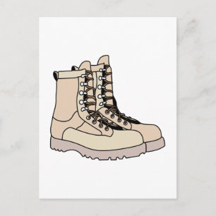 Kampfstiefel Postkarte