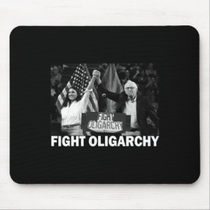 Kämpft gegen Oligarchie Bernie Sanders und Aoc Fre Mousepad