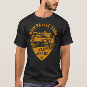 Kampftank M1A2 Abrams Schlachtfeld Veteran T-Shirt