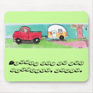 Kampierte heraus Mausunterlage Mousepad