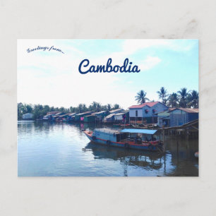 Kampot Kambodscha Postkarte