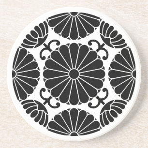 Kan-in Chrysantheme Getränkeuntersetzer