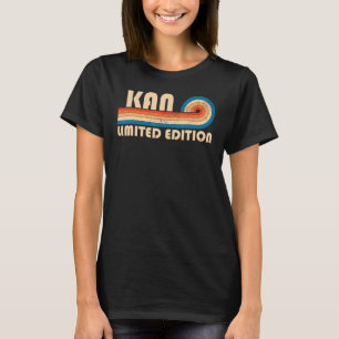 KAN Nachname Retro Vintag 80er 90s Geburtstag Wied T-Shirt