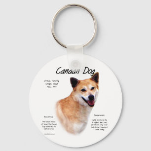 Kanaan Dog History Design Schlüsselanhänger