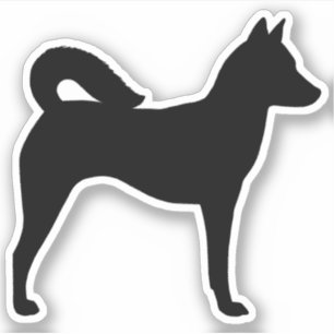 Kanaan Hund Silhouette Wasserfester Vinyl Decal Aufkleber