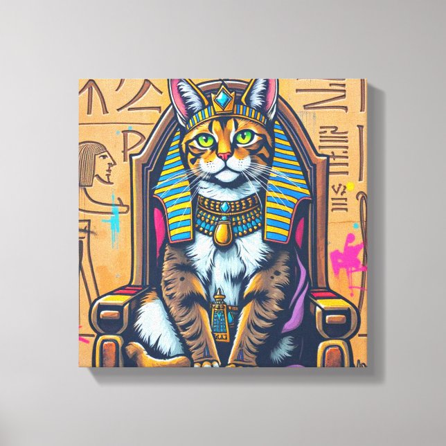KANAANI CAT-PHARAOH 2 LEINWANDDRUCK (Vorderseite)