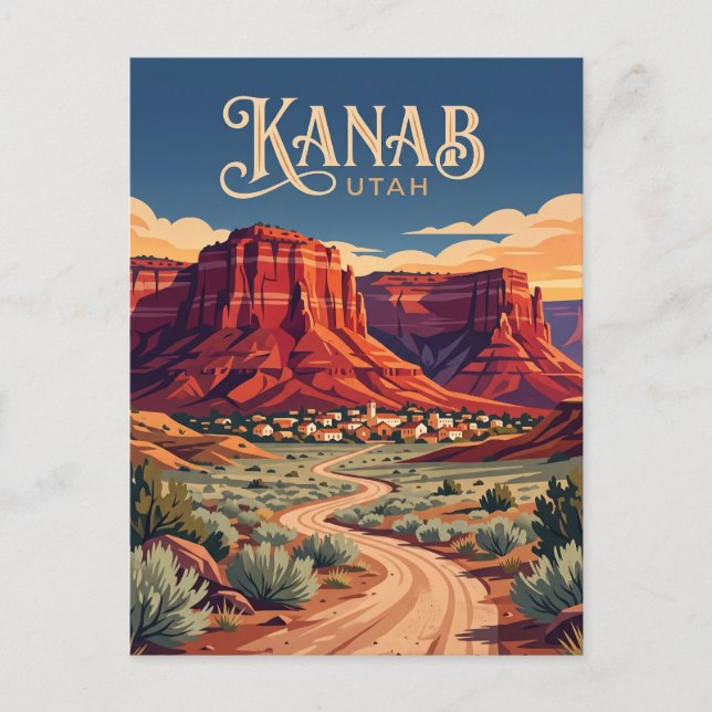 Kanab USA Postkarte (Vorderseite)
