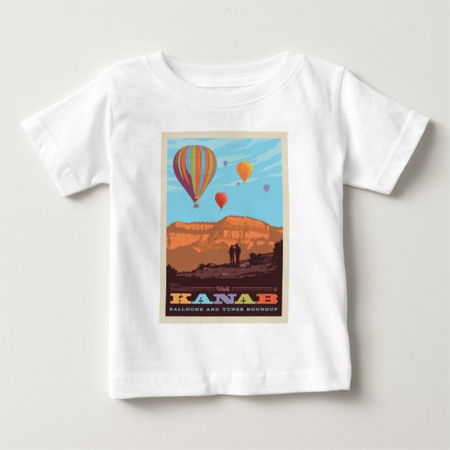 Kanab, Utah | Ballons und Tunes Baby T-shirt (Vorderseite)