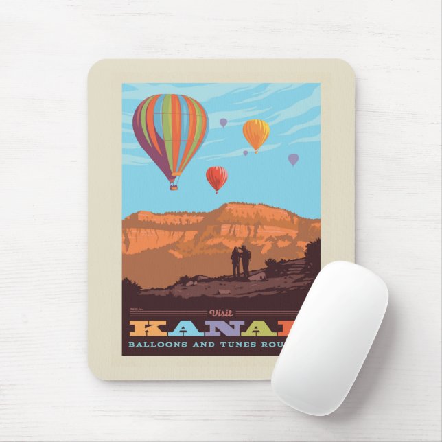 Kanab, Utah | Ballons und Tunes Mousepad (Mit Mouse)