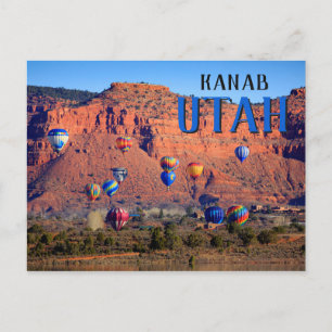 Kanab Utah Balloon Festival Postkarte