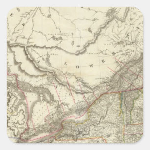 Kanada 11 quadratischer aufkleber