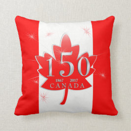 Kanada 150 Geburtstags-Feier-Ahornblatt Kissen
