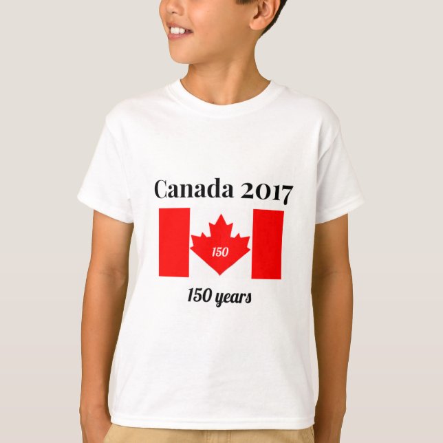 Kanada 150 im Herbst-Flag 2017 T-Shirt (Vorderseite)
