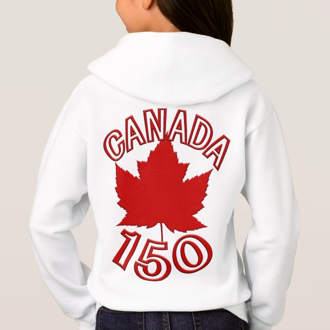 Kanada 150 Jackets Kanada Souvenir Jogger Kid's Hoodie (Rückseite)