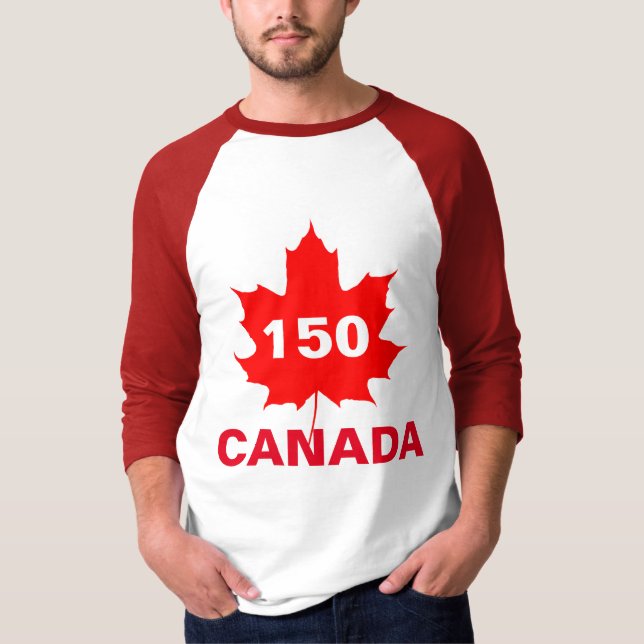 Kanada 150 Jahre einmaliges Jubiläum T-Shirt (Vorderseite)
