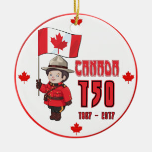 Kanada 150 Jahre Jahrestag Keramik Ornament