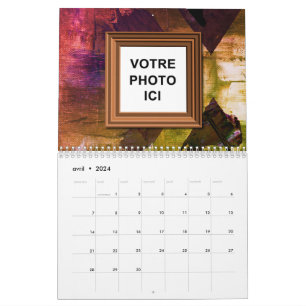Kanada 2026 Französisch Sprachkalender Bild einfüg Kalender