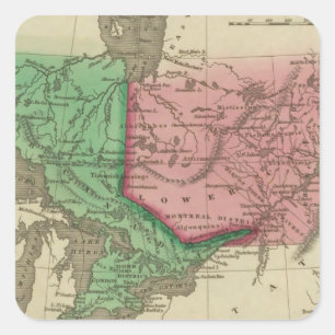 Kanada 3 quadratischer aufkleber