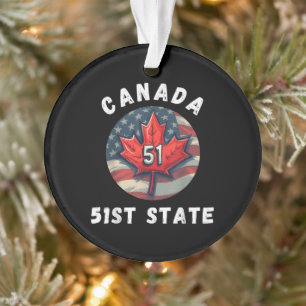 Kanada 51. Staat Lustig Kanada Einundfünfzigster S Ornament