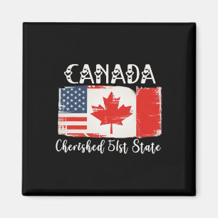 Kanada 51. Staat Trump Kanada USA Staat Funny 1 Magnet