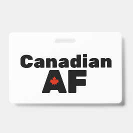 Kanada AF, Team Kanada Ausweis