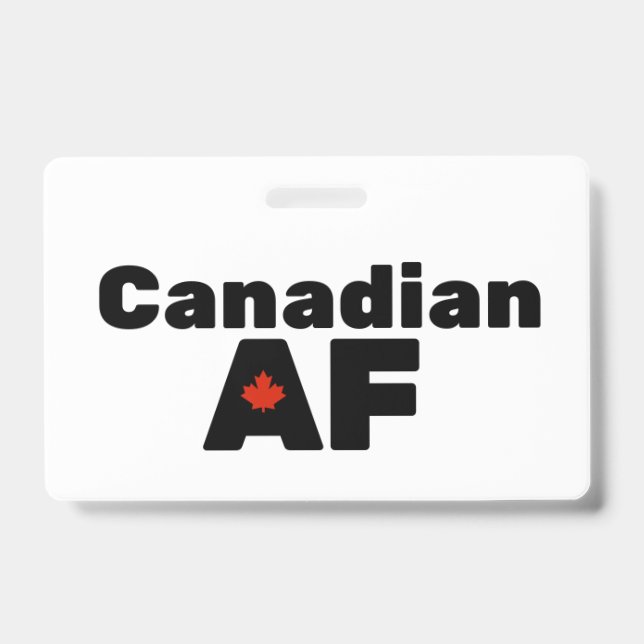 Kanada AF, Team Kanada Ausweis (Vorderseite)