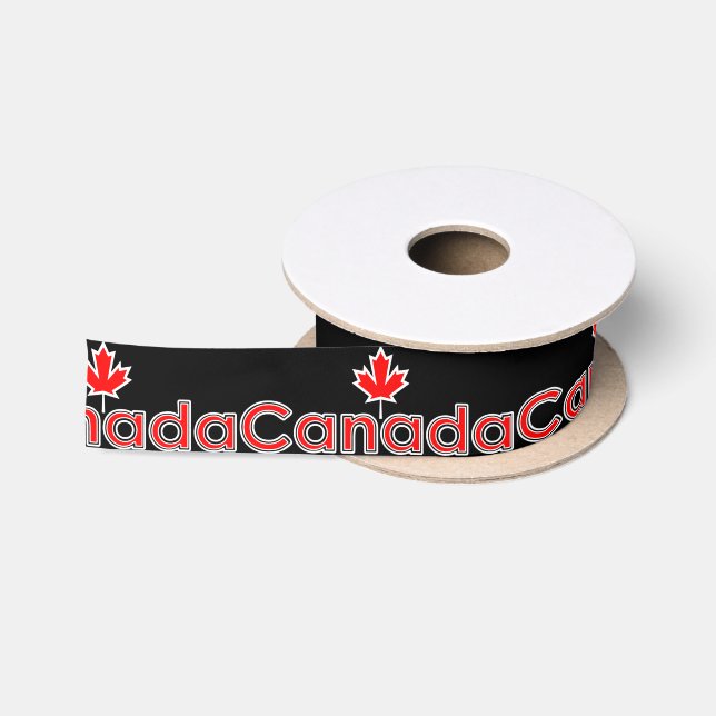 Kanada-Ahornblatt-Band Satinband (Spule)