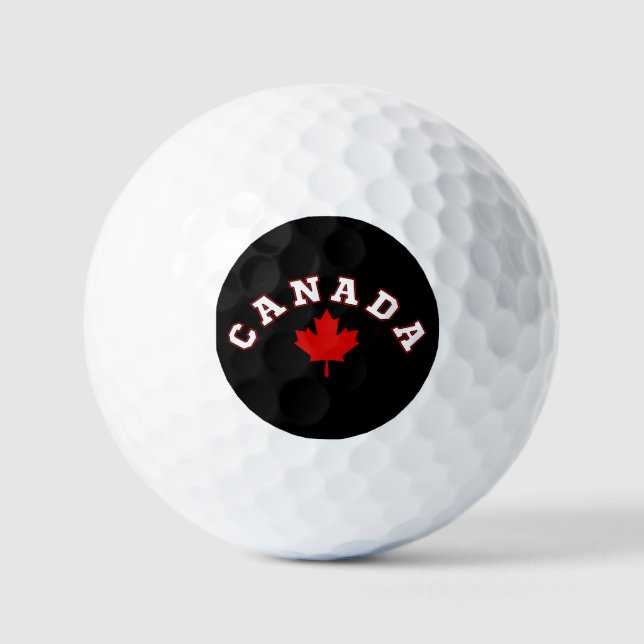 Kanada-Ahornblatt  Golfball (Vorderseite)