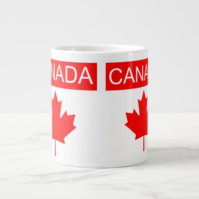 Kanada Ahornblatt Jumbo-Tasse (Vorderseite)