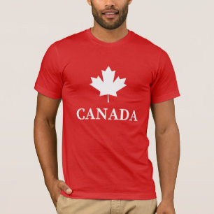 Kanada Ahornblatt Kanadische Flagge T-Shirt