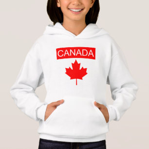 Kanada Ahornblatt Mädchen Kapuzenpullover Hoodie