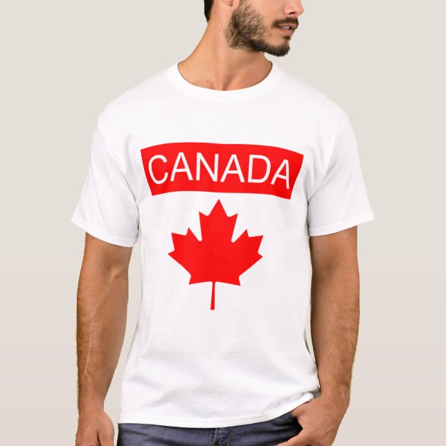 Kanada Ahornblatt Männer T-Shirt (Vorderseite)