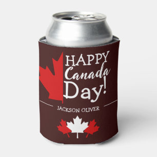 Kanada Ahornleaf, Happy Canada Tag, 1. Juli Dosenkühler