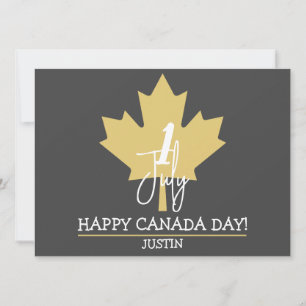 Kanada Ahornleaf, Happy Canada Tag, 1. Juli Feiertagskarte