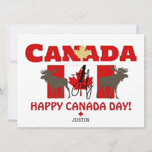 Kanada Ahornleaf, Happy Canada Tag, 1. Juli Feiertagskarte