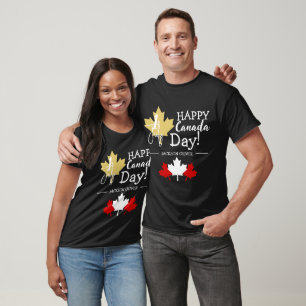 Kanada Ahornleaf, Happy Canada Tag, 1. Juli T-Shirt