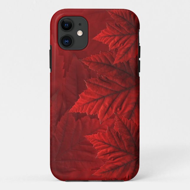 Kanada Ahornleaf iPhone Fälle Kanada Souvenirs Case-Mate iPhone Hülle (Rückseite)