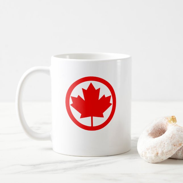 Kanada Ahornleaf Kaffeetasse (Mit Donut)