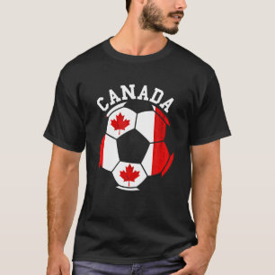 Kanada Ahornleaf Kanadisches Fußballteam Canadian  T-Shirt