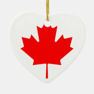 Kanada Ahornleaf Keramik Ornament