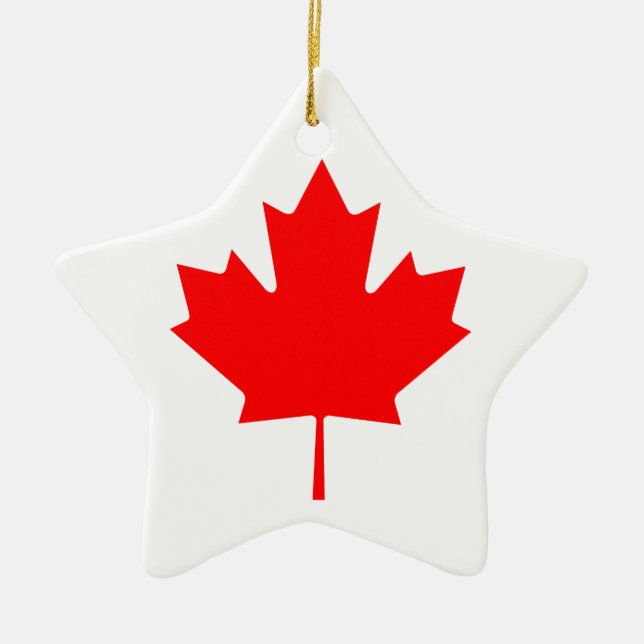 Kanada Ahornleaf Keramikornament (Vorne)