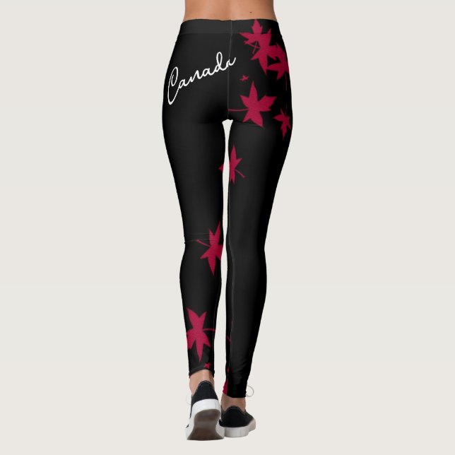 Kanada Ahornleaf Leggings (Rückseite)