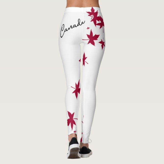 Kanada Ahornleaf Leggings (Rückseite)