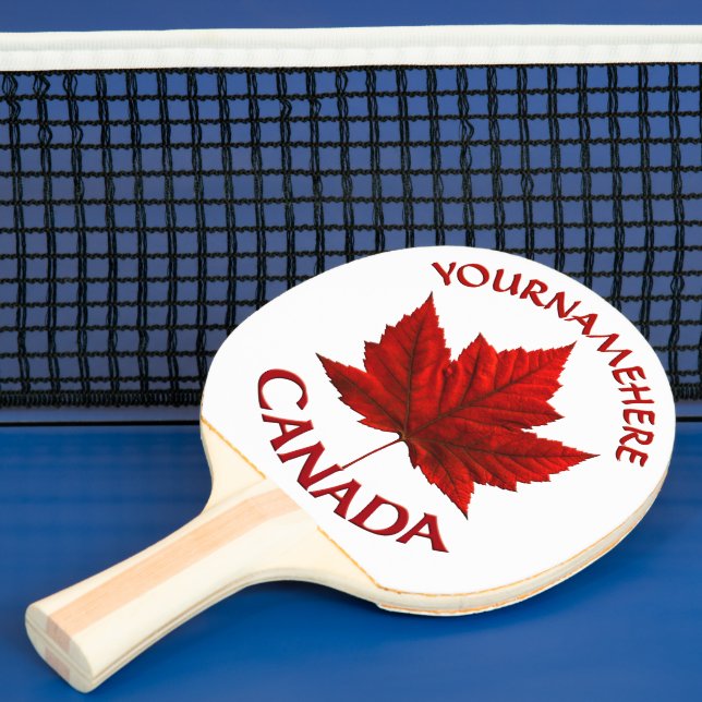 Kanada Ahornleaf Ping Pong Paddles Personalisiert Tischtennis Schläger (InSitu)