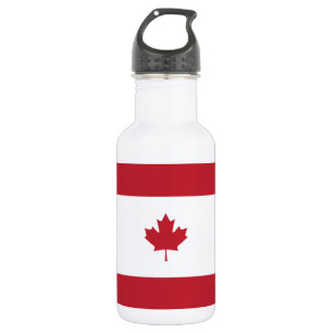Kanada Ahornleaf Roter Streifen Wasserflasche