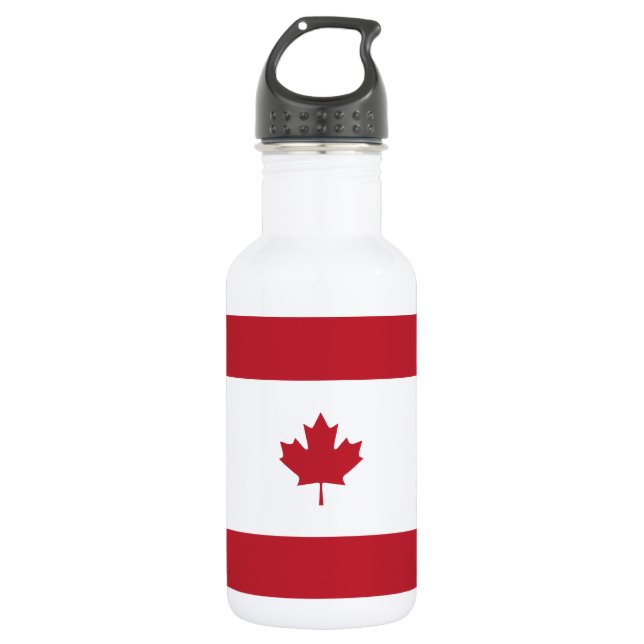 Kanada Ahornleaf Roter Streifen Wasserflasche (Vorderseite)