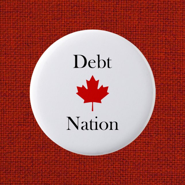 Kanada Ahornleaf Schulden Nation Light Color Button (Von Creator hochgeladen)