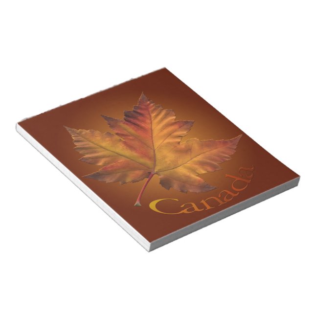 Kanada Ahornleaf Souvenir Notepad Kanada Geschenke Notizblock (angewinkelt)