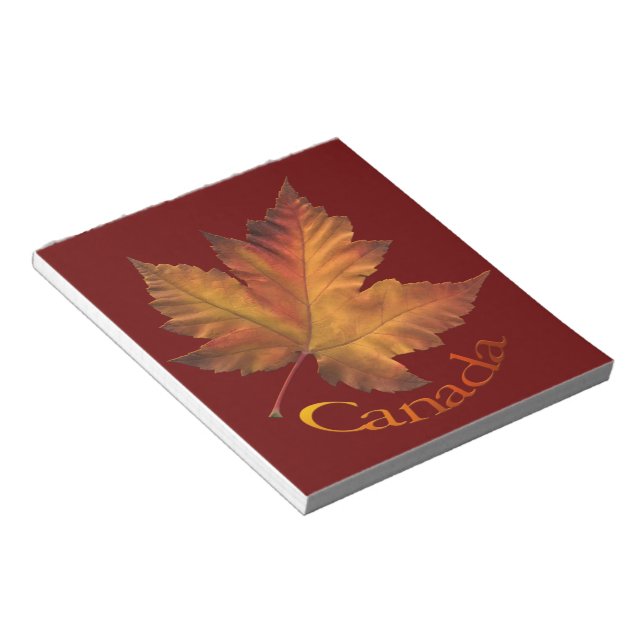 Kanada Ahornleaf Souvenir Notepad Kanada Geschenke Notizblock (angewinkelt)