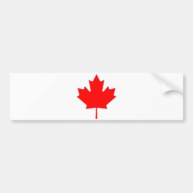 Kanada Ahornleaf Vinyl Decal Stickers, Vinyl Deca Autoaufkleber (Vorne)